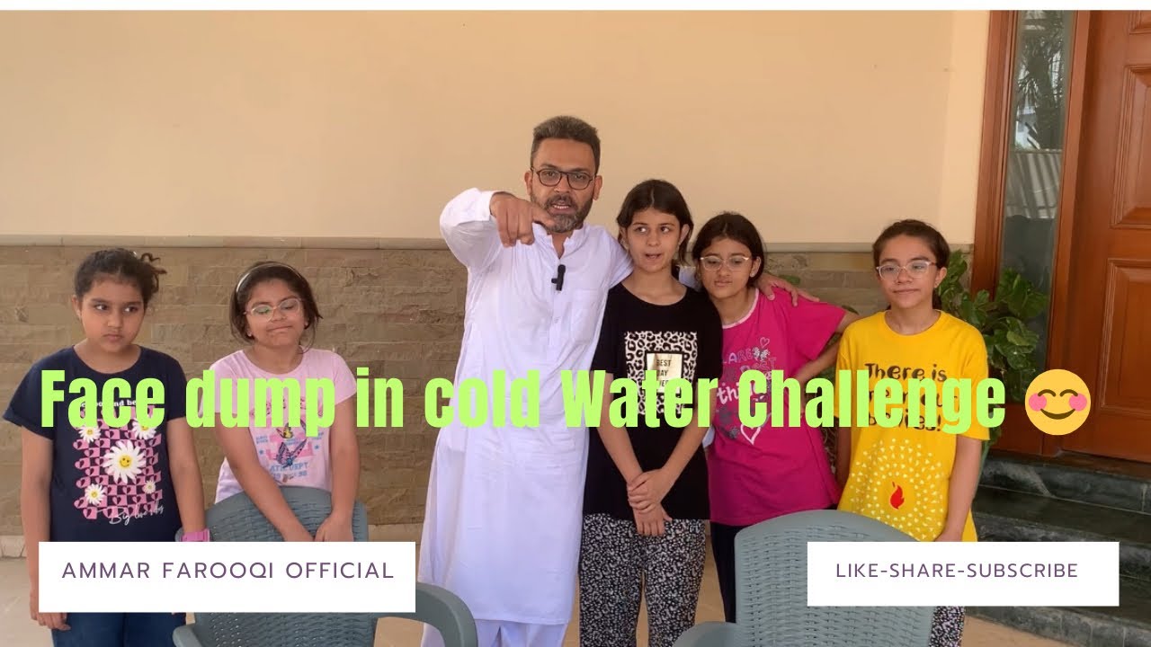 Cold Water Face Dump Challenge 😊 Chilling Fun- Testing general ...