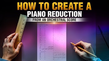 How To Create A Piano Reduction From An Orchestral Score