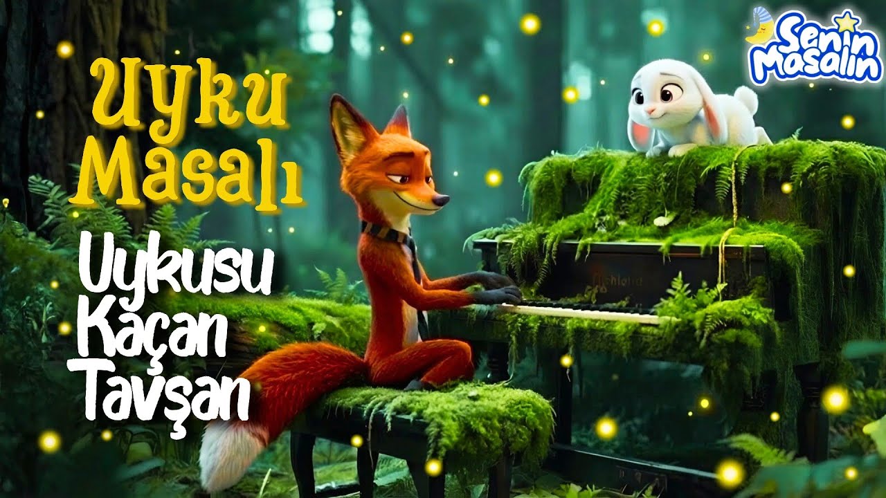 Uyku Masalları | Tavşan ve Tilki Masalı | Doğa Sesi Piyano İçeren Uyku Masalı | Hemen Uyutan Masal