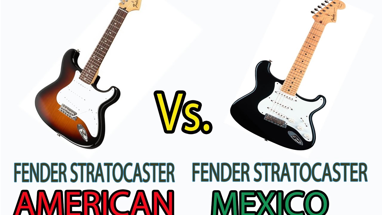 QUE GUITARRA COMPRAR:FENDER STRATO AMERICAN Vs. MEXICO - YouTube