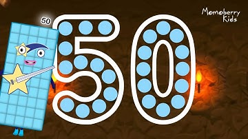 Numberblocks 50 Magic Run - Numberblocks Fifty Adventure | Number Counting Go Explore