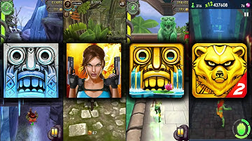 Temple Run 2 Frozen Shadows Vs Lara Croft Relic Run Vs Temple Run 2 Enchanted Palace Vs Spirit Run 2