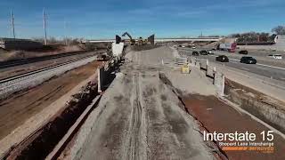 I-15 Shepard Lane Interchange 2024 Progress
Construction of the Utah Department of Transportation (UDOT) I-15 Shepard Lane Interchange began in March 2024 and crews made steady progress throughout the project’s first construction season.
For more information about the project, visit udotinput.utah.gov/shepardlaneinterchange. I-15 Shepard Lane Interchange 2024 Progress
