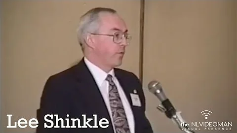 Lee Shinkle addresses MUN Business Day 1993