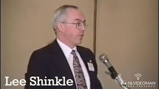 Lee Shinkle addresses MUN Business Day 1993
