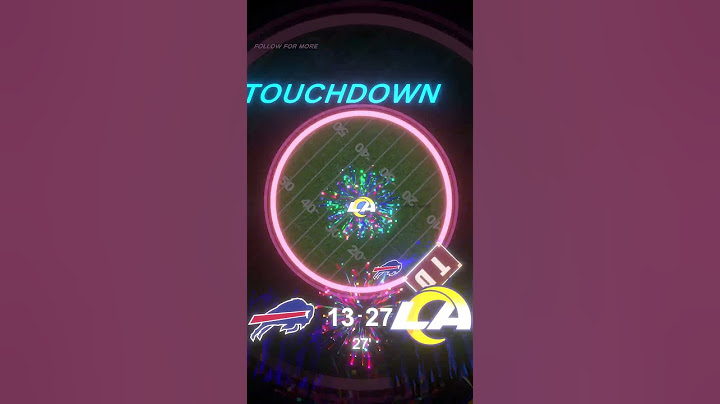 BILLS vs RAMS🤯#NFLMarbles #NFLHighlights #USA #neonarcade #buffalobills #losangelesrams
