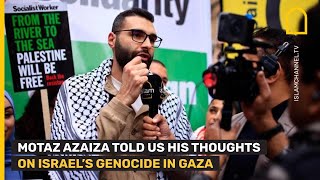 Exclusive Motaz Azaiza Speaks To Islam Channel Moments Before Palestine March In London