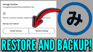 How to Create and Restore Backups on Mihon Manga Reader App