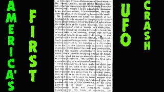 Missouri River UFO Crash 1865 Montana - Americas First UFO Crash