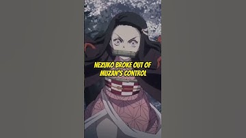 Why Nezuko Not controlled by Muzan? #demonslayer #shorts