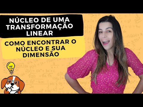 NÚCLEO DE UMA TRANSFORMAÇÃO LINEAR: Definição e Exercícios Resolvidos | Álgebra Linear