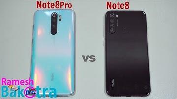 Redmi Note 8 Pro vs Note 8 SpeedTest and Camera Comparison