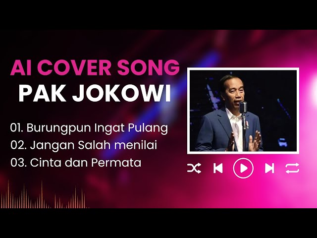 Dengerin 3 Lagu Tembang Kenangan, Pak Jokowi Nge-cover Asyik Banget! ( ai cover song ) class=