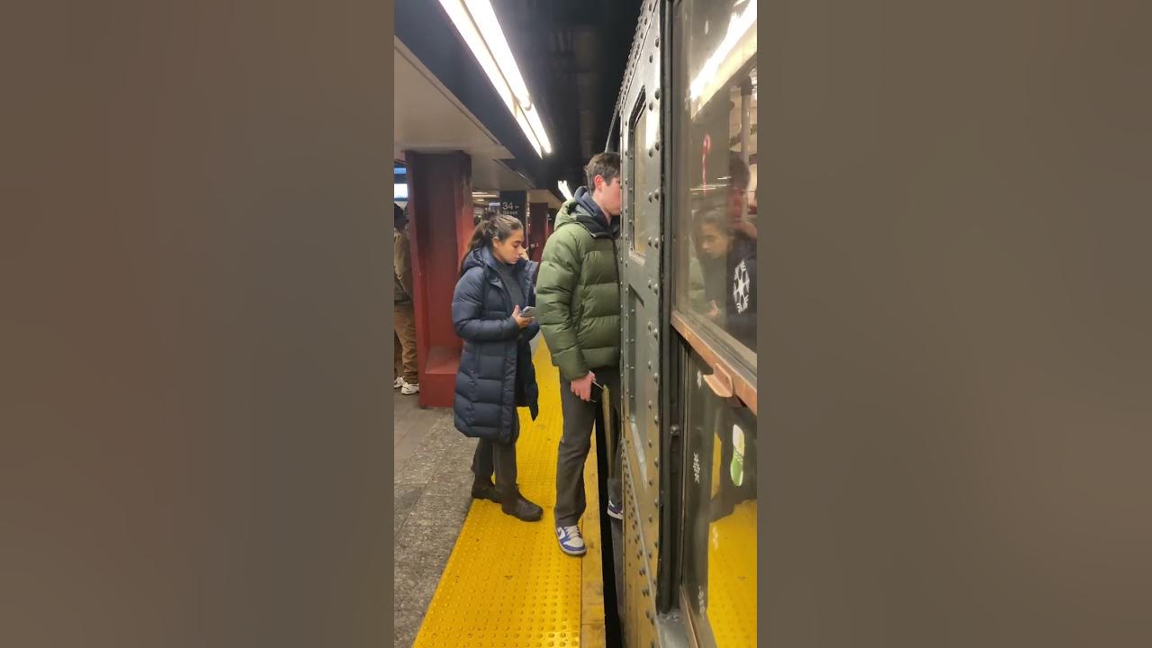 MTA HOLIDAY TRAIN AT 34TH STREET HERALD SQUARE YouTube