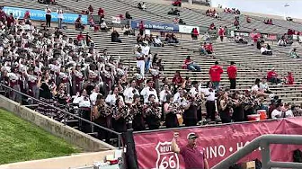09-27-2025 The Pride of New Mexico. The New Mexico State Marching Band play the Aggie Fight Song