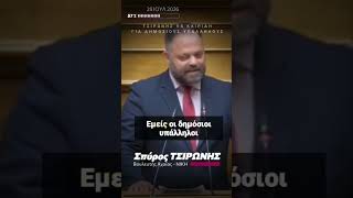 «Στη Βουλή πρέπει να περνάμε από ψυχιατρική εκτίμηση.» | Σ. Τσιρώνης