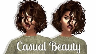 The Sims 4: CAS | Casual Beauty   FULL CC LIST & SIM DOWNLOAD!