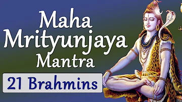 Vedic Chanting| Maha Mrityunjaya Mantra| Vedic Hymns by 21 Brahmins