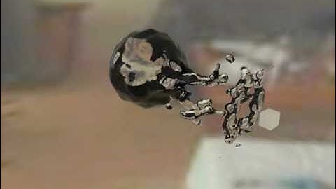 Blender 3D Zero Gravity Fluid Simulation