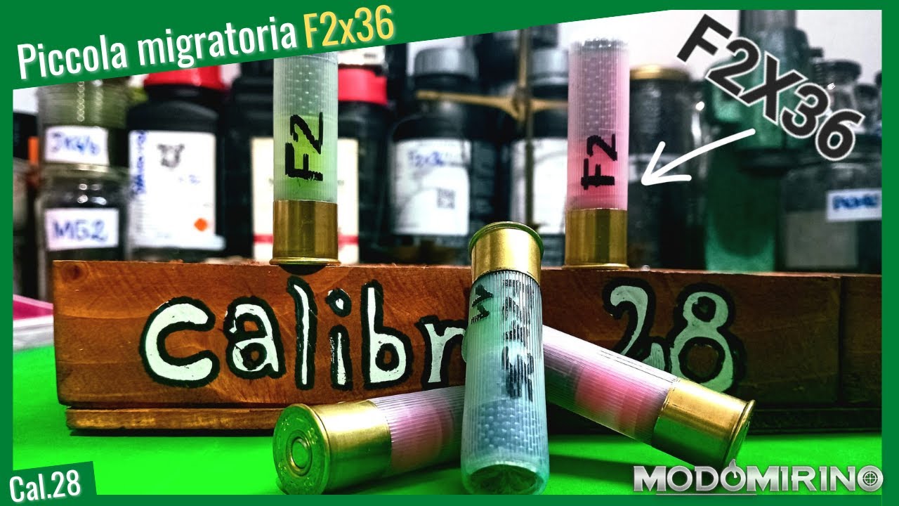 F2x36 in Cal.28 - Cartuccia piccola migratoria