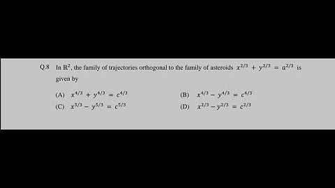IIT JAM Mathematics 2018 ( Question Number 8 )