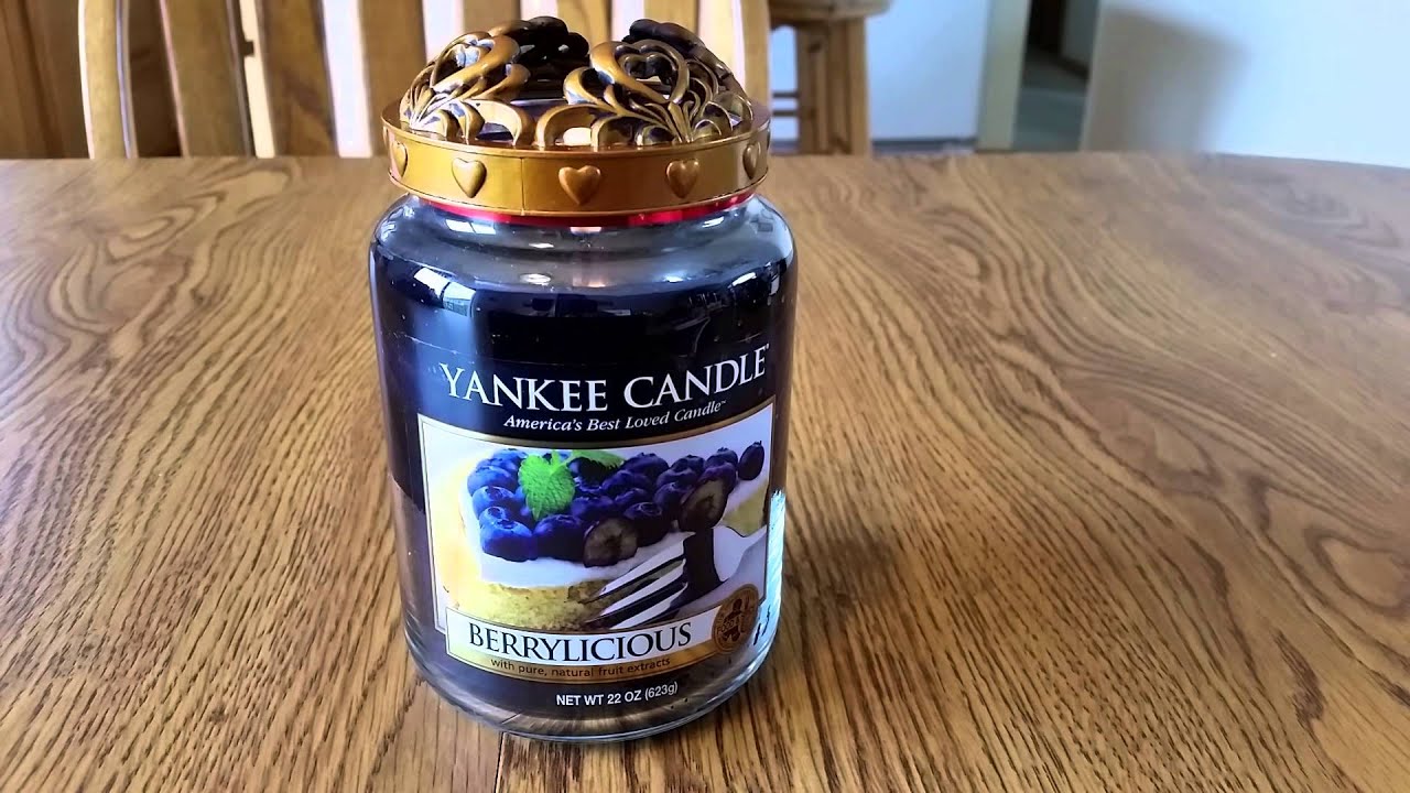 Yankee Candle Berrylicious Candle Review YouTube