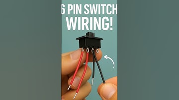 "6 Pin Slide Switch Wiring | Forward & Reverse Connection Explained!"#Shorts #YouTubeShorts