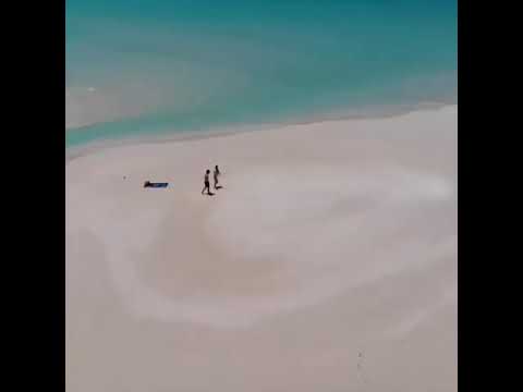 Sandbar, Villa Capri, Water Cay in Turks & Caicos Drone Footage