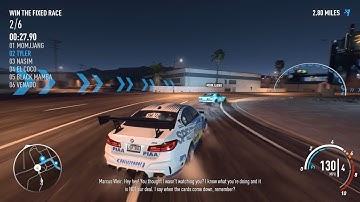 Need For Speed Payback - 2017 BMW M5 race