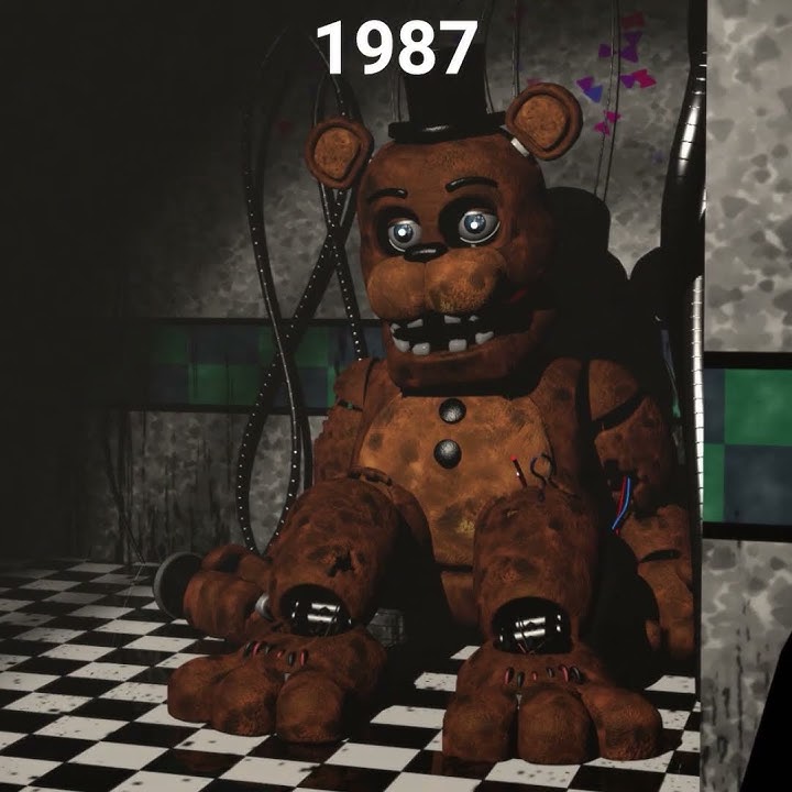 FNAF Withered Freddy over the years