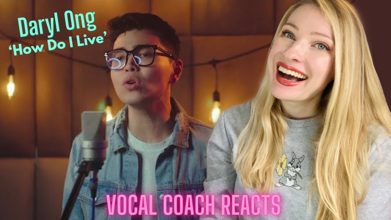 Vocal Coach/Musician Reacts: DARYL ONG 'How Do I Live'