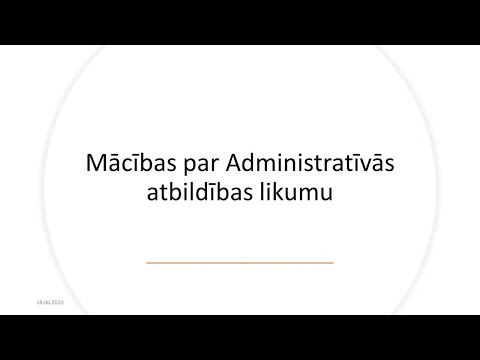 Video: Kas ir atbildības ķēdes apmācība?