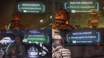 Dead Space Remake | Activate the Centrifuge | Refuel Engines South, North | Manually ignite Engines