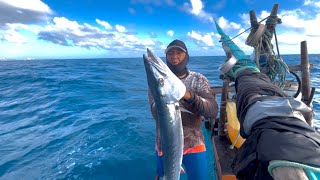 We caught one of the fish with the most brutal attack in the sea 🌊 the barracuda, an impressive f...