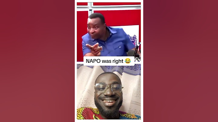 Napo was right about Akuffo Addo