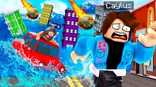 Can You Survive NATURAL DISASTERS For 24 Hours In ROBLOX?