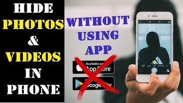 Secretly Hide  PHOTOS & VIDEOS ✨ | Without Using any APP✔ | Easy Trick🧐 | No Root | No App 😎