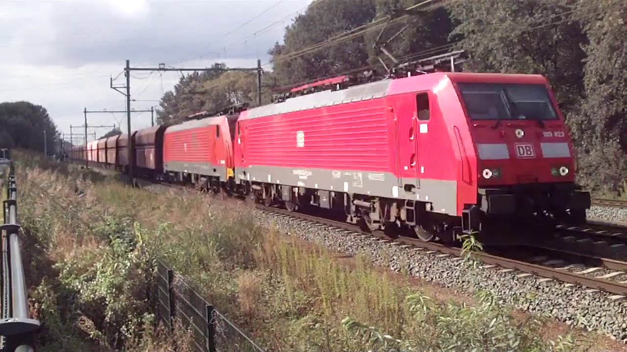 Zeldzaam ! Merkwaardig ! DB Cargo 189 823 Voor De Ijzer Erts Trein ! Blerick Nederland 31.8.2020 !!!
