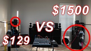 $129 vs $1500 SPEAKERS!! (Sound demo)