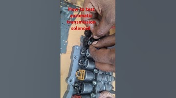 How to test automatic transmission solenoid #transmission #automatic #hyundaicars #creta