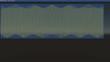 sawtooth, square, triangle, sine + scrolling visualizer procedural waveforms 2023.2 unity