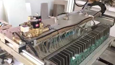 paper cutting putting inserting microscope slide assembly machine