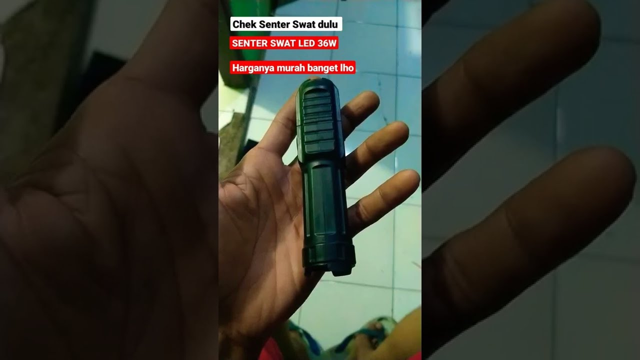 senter swat led 36w // Cahayanya Terang sekali 