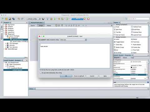 Java | Playing In Netbeans | Multiline JLabel
