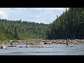 Порог &quot;Медвежьи головы&quot; на реке Косьва. Сплошные булыганы! Пермский край