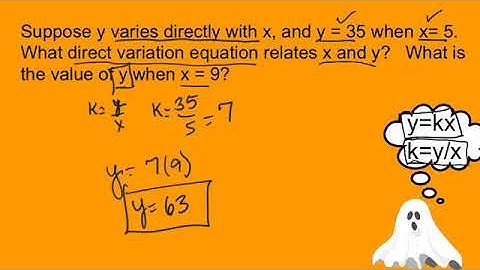 18 Direct Variation Video part2