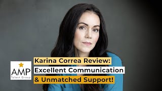 Karina’s Experience: Excellent Communication & Unmatched Support at AMP Talent Group!
