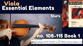[Essential Elements Viola] Book 1. no. 108-115