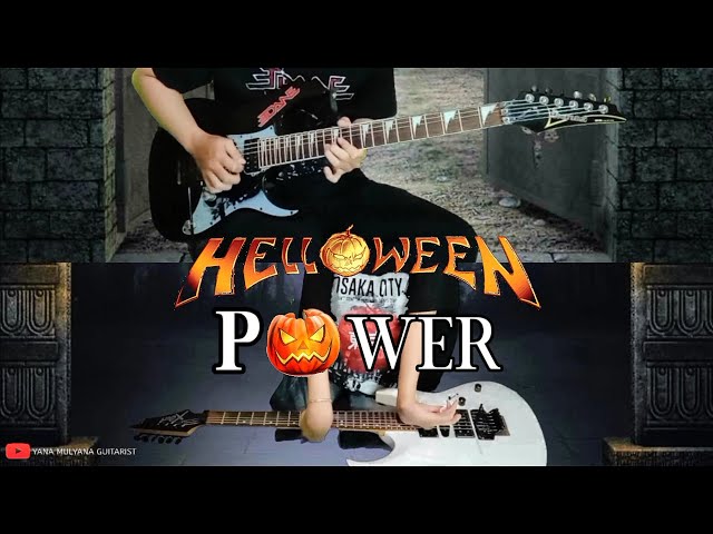 Hellowen - Power | Yana Mulyana Feat Andy Graads - Collaboration Guitar Cover class=