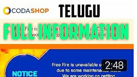 Why ? Codashop , Gameskharido and other websites Top - up problem Full information in Telugu.